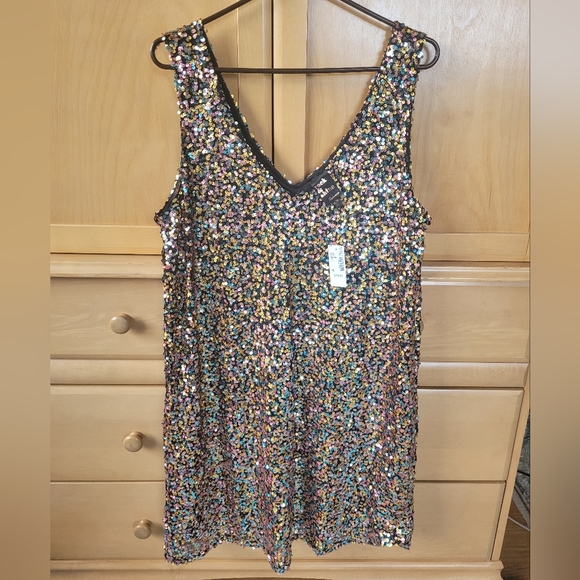 Bnwt reitmans sequin shift dress xl - Picture 4 of 5